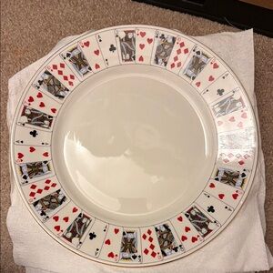 Playing Card Design Dinner Plate